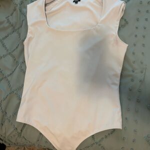 Express White Goody Contour Top